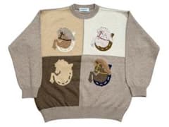 ICEBERG アイスバーグ ニットセーター 馬 イタリア製 90sヴィンテージのサムネイル