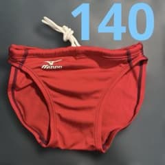 MIZUNO 140 競泳水着 競パン　レッド MIZUNO 140 競泳水着 競パン レッド - メルカリ