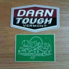 DARN TOUGH VERMONT ダーンタフバーモント ステッカー 2種