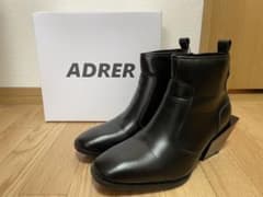 【ADRER】ハイソールレザーヒールブーツのサムネイル