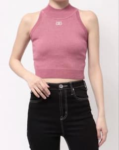 GYDA ジェイダ Symmetry GYDAラメアメスリニットトップスのサムネイル