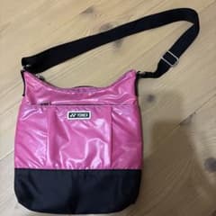 YONEX ショルダーバッグ ピンク ブラックのサムネイル