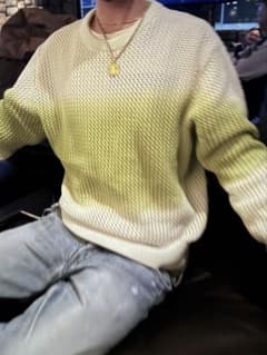 STUSSY 피그먼트 다이 루즈 GAUGE 스웨터 그라데이션 니트