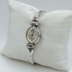가동 SEIKO SOLAR 손 권 손목 시계 여성 빈티지 레트로