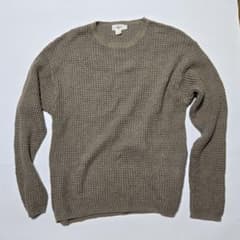 J.CREW 90s グレージュ ニットセーター Mのサムネイル