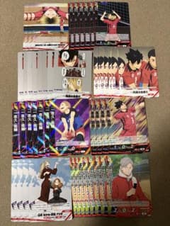 ハイキュー!! バボカ 音駒高校 デッキパーツまとめ売りのサムネイル