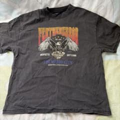 FEATHER ERROR プリントTシャツ ブラック Lのサムネイル