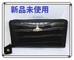 【新品未使用】Vivienne Westwood 長財布　ブラックのサムネイル