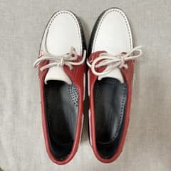 Paraboot 赤白 デッキシューズ 28cmのサムネイル