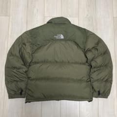 美品、カーキ】THENORTHFACE ヌプシダウンセンターロゴND01586 - メルカリ