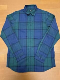 【値下げ】ノースフェイス 速乾 チェックシャツ L north faceのサムネイル