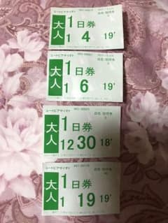 五ヶ瀬ハイランド 半額割引券4枚セットのサムネイル