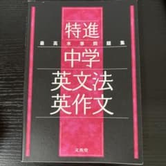 最高水準問題集 特進 中学英文法・英作文のサムネイル