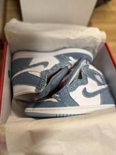 Nike Air Jordan 1 デニム/ホワイトのサムネイル