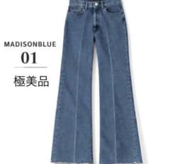 マディソンブルー　レディース　パンツ　フレアジーンズ　デニム　S ブルー　極美品 マディソンブルー レディース パンツ フレアジーンズ デニム S ブルー