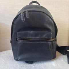 COACH レザー バックパック ブラックのサムネイル