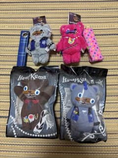 【まとめ売り】USJ ハミクマ ぬいぐるみ キーチェーン ポーチ 4点セットのサムネイル