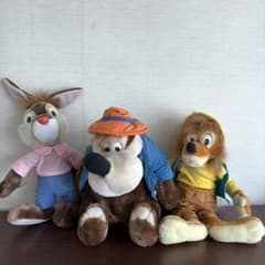 ディズニー ぬいぐるみ スプラッシュマウンテン　くま　うさぎ　きつね3体セット