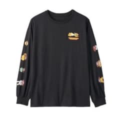 サンリオ ポムポムプリン 25周年 長袖 Tシャツ ロンT ブラック M