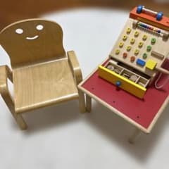 木製スマイルいす　ままごと　買い物　レジ　木のおもちゃ　エドインターのサムネイル