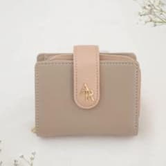 aprily アプリリー 完売色 BEIGE×ORANGE 折り財布のサムネイル