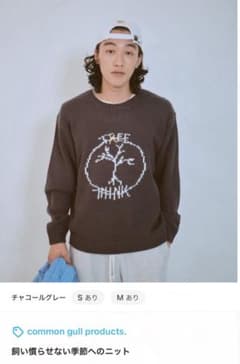 common gull products. ニット 飼い慣らせない季節へのニット - メルカリ