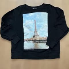 ZARA 黒 スウェット　Mのサムネイル