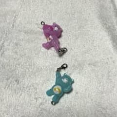 ケアベアつまんでつなげてますこっと care bears ガチャ　セットのサムネイル