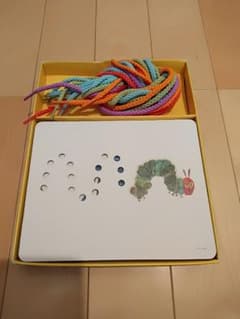 専用　はらぺこあおむし　エリックカール　animal lacing cardsのサムネイル