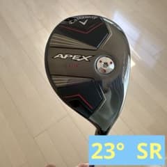 キャロウェイ　2024 UW 23° 純正シャフトSR　ラウンド5回使用 キャロウェイ APEX UW2024 23° 純正SR ほぼ新品 - メルカリ