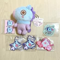 BT21 MANG 봉제 인형 키 체인 스티커