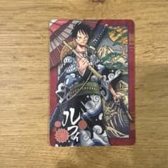 격 레어 ONE PIECE 루피 메모리얼 로그 카드 캐러멜 팝콘