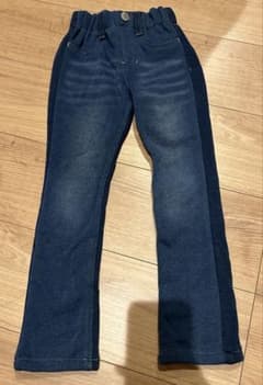 エフオーキッズ★ 裏シャギー デニム風 パンツ　110cmのサムネイル