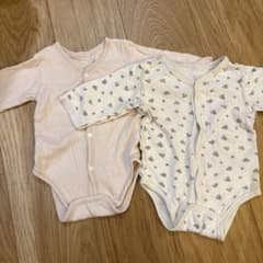 ベビー ロンパース 肌着 2枚セット 80cmのサムネイル