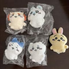 치이카와 주름 봉제 인형 가챠 5 점 세트