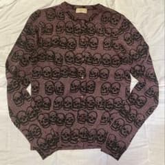 90s Hysterics スカル柄 カーディガン 90s Hysterics スカル柄 カーディガン - メルカリ