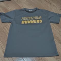KOMAZAWA RUNNERS ランニング Tシャツ グレー　Mサイズのサムネイル