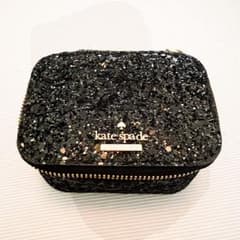 kate spade グリッター ジュエリーケース アクセサリーケース ブラックのサムネイル