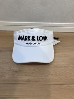 MARK & LONA サンバイザー ホワイト 即日発送】MARK & LONA サンバイザー ホワイト - メルカリ