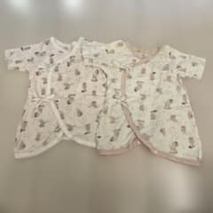 コンビ肌着　2枚セット　うさちゃん柄のサムネイル