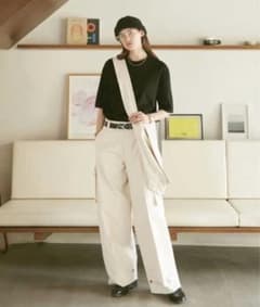 soerte ソエルテ ワイドストレートミリタリーカーゴパンツのサムネイル