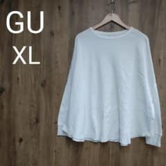 GU 지유 레이디스 서멀 긴팔 티셔츠 화이트 XL LL 사이즈