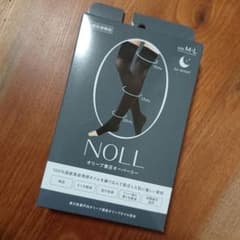 NOLL オリーブ着圧オーバーニー M-L ナイト用 新品未開封のサムネイル