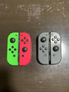 任天堂 Switch ジョイコン グリーン・ピンク・グレーのサムネイル