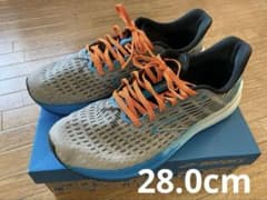 28.0cm BROOKS ランニングシューズ ハイペリオン グレー ブルックスのサムネイル