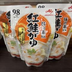 味の素 紅鮭がゆ 250g レトルト 3袋セットのサムネイル