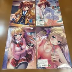 4장 세트 KADOKAWA 호시즈키 루나 걸 친구(가) 클리어 파일 사쿠라이 아키네