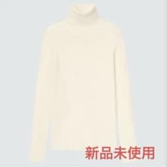 UNIQLO エクストラファインメリノ リブタートルネックセーターのサムネイル