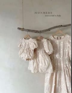 monbebe 親子リンク　セシルワンピース monbebe 親子リンク セシルワンピース - メルカリ