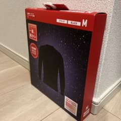 HEATTECH 超極暖 クルーネックTシャツ M ブラックのサムネイル